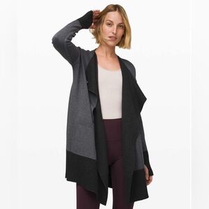 Lululemon Still Lotus Reversible Cardigan Wrap Medium